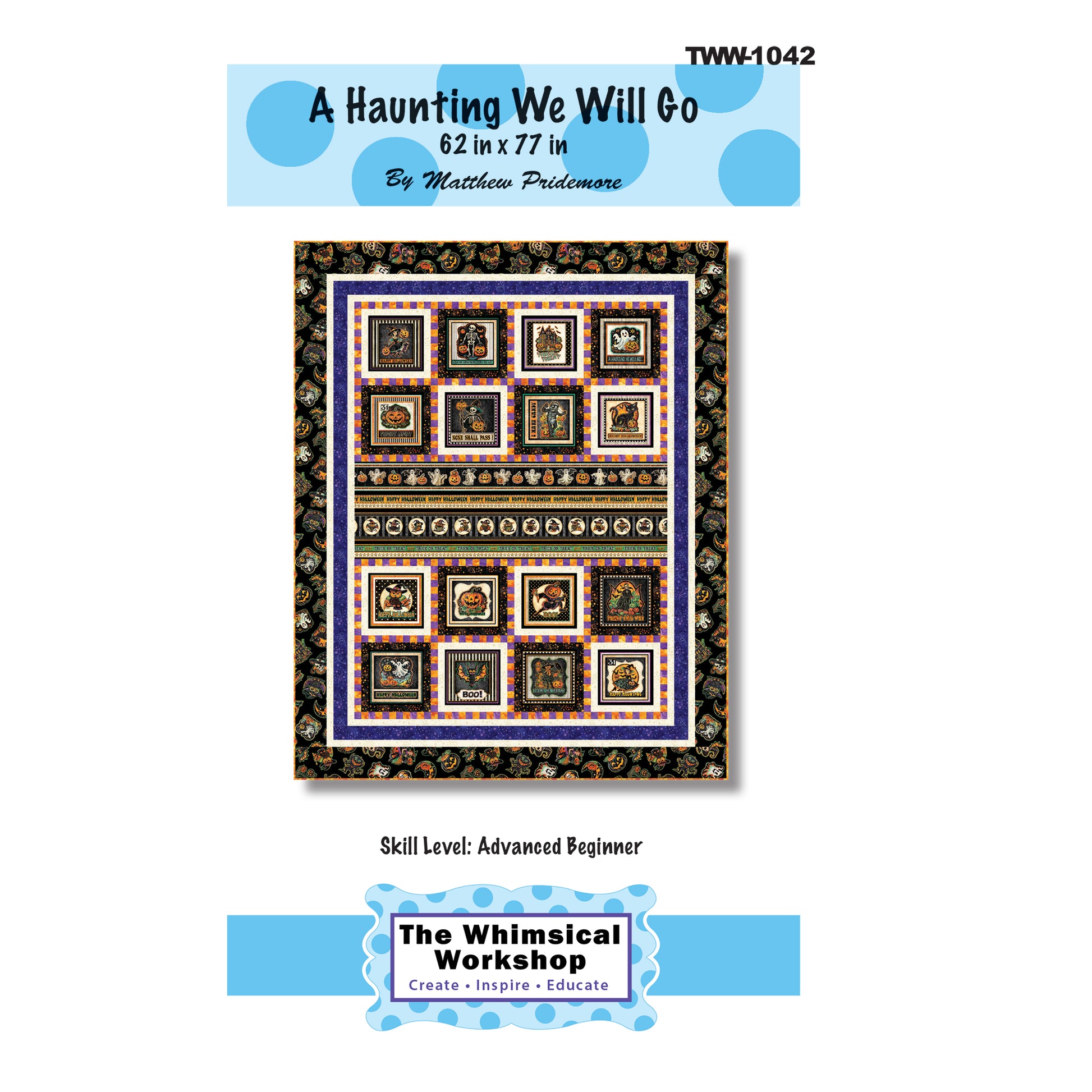 Cover image of pattern for A Haunting We Will Go Quilt.