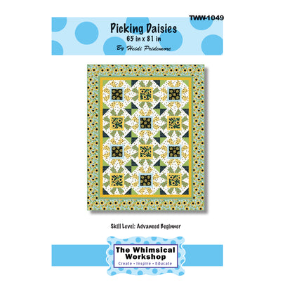 Cover image of pattern for Picking Daisies Quilt.