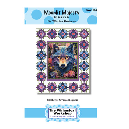 Cover image of pattern for Moonlit Majesty Quilt.