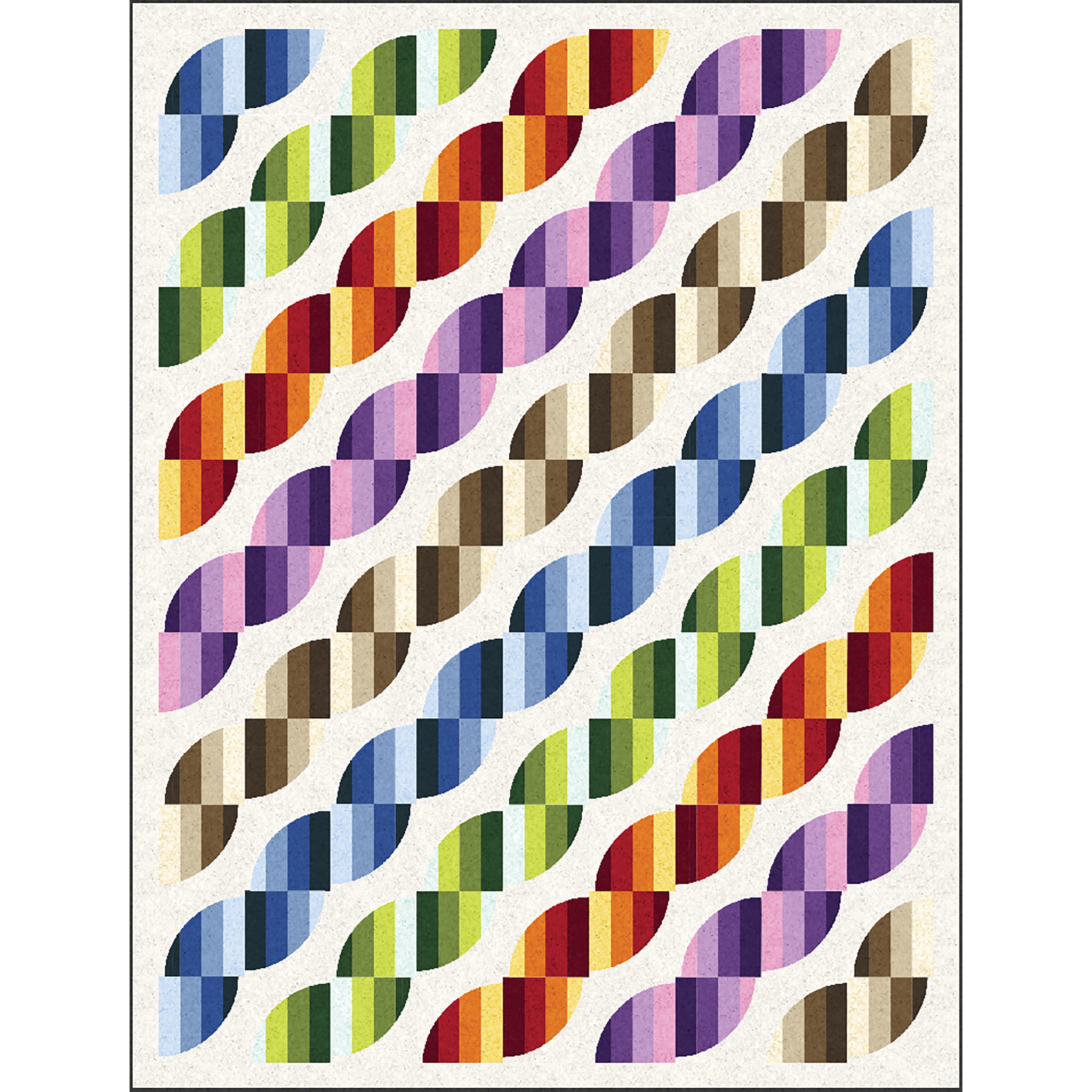 Rainbow Cascade Quilt Pattern TWW-1071 - Paper Pattern – QuiltWoman.com