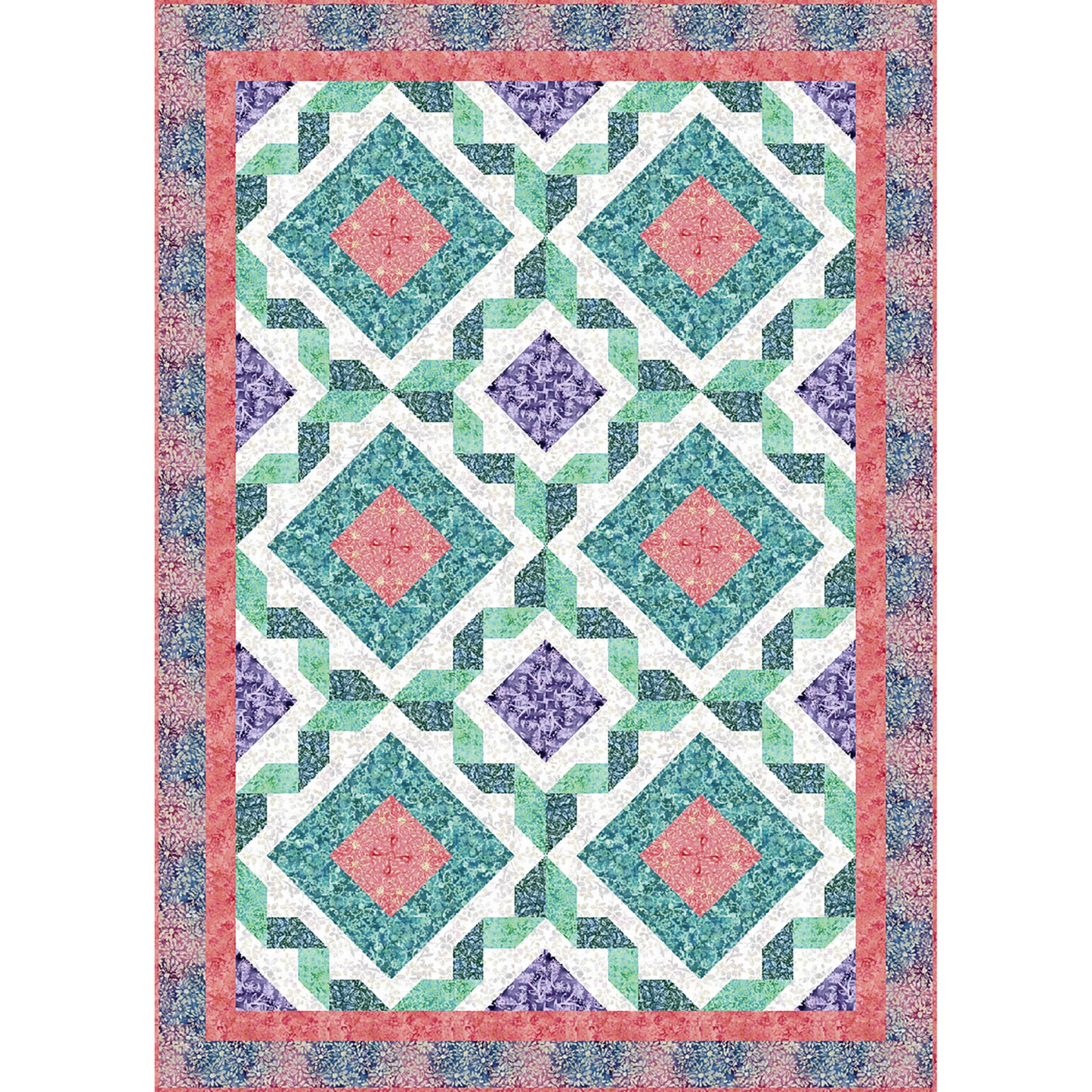 Twisted Vines is a beautiful quilt pattern by Heidi Pridemore of The Whimsical Workshop.