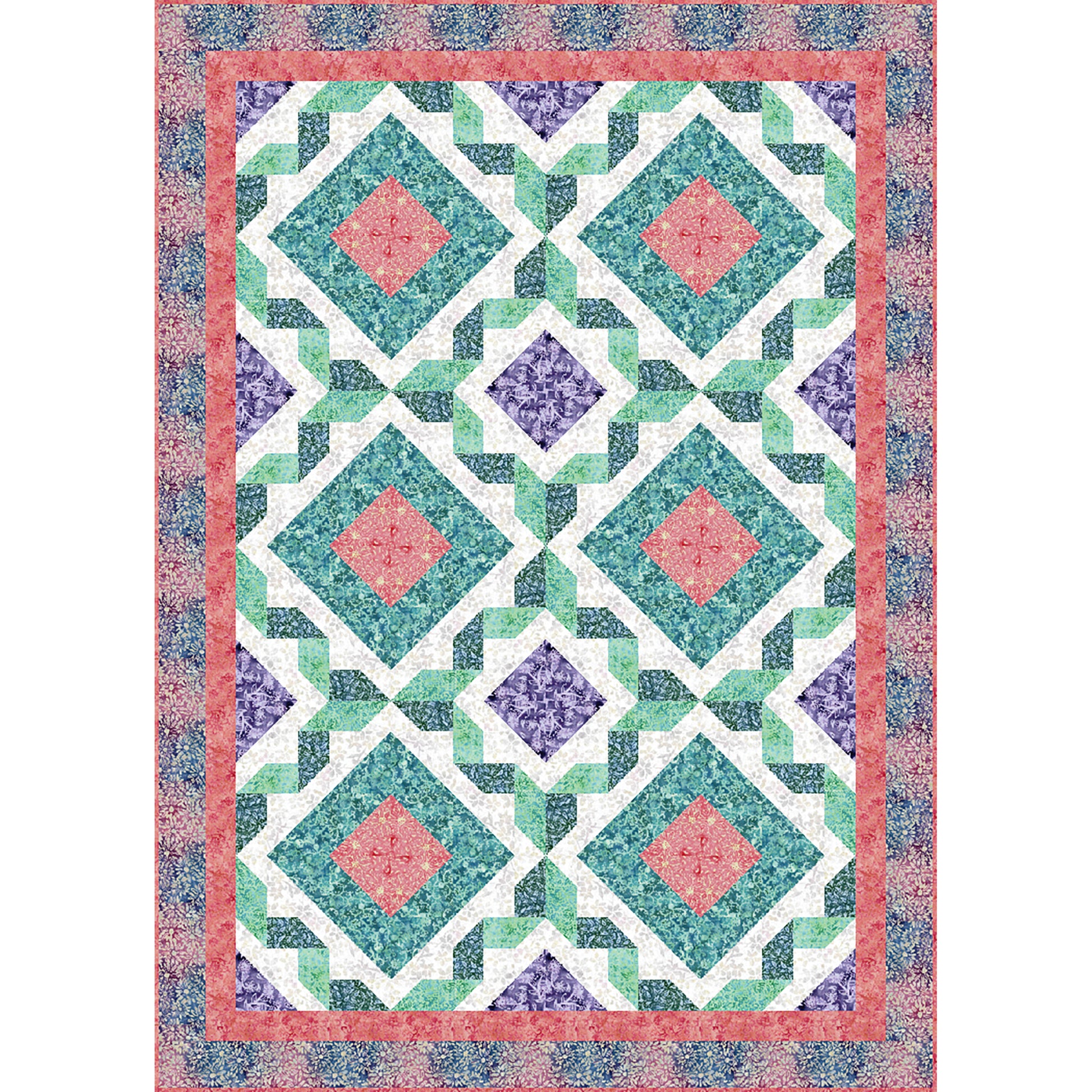 Twisted Vines is a beautiful quilt pattern by Heidi Pridemore of The Whimsical Workshop.