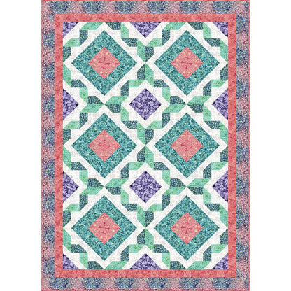 Twisted Vines is a beautiful quilt pattern by Heidi Pridemore of The Whimsical Workshop.