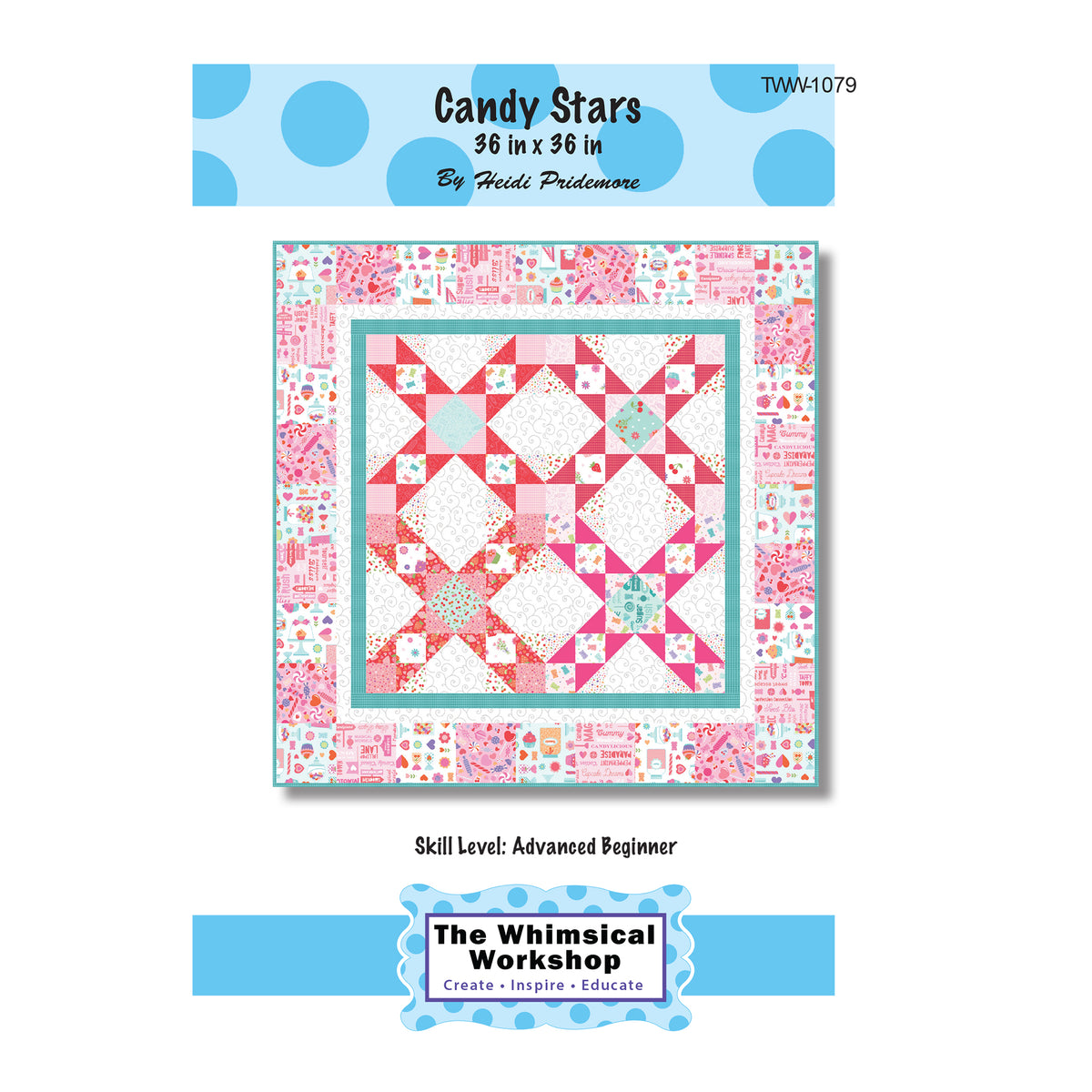 Candy Store Quilt Pattern Candy Stars Quilt TWW-1079e - Downloadable Pattern – QuiltWoman.com