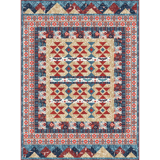 Desert Tapestry is a fun native American feel quilt.