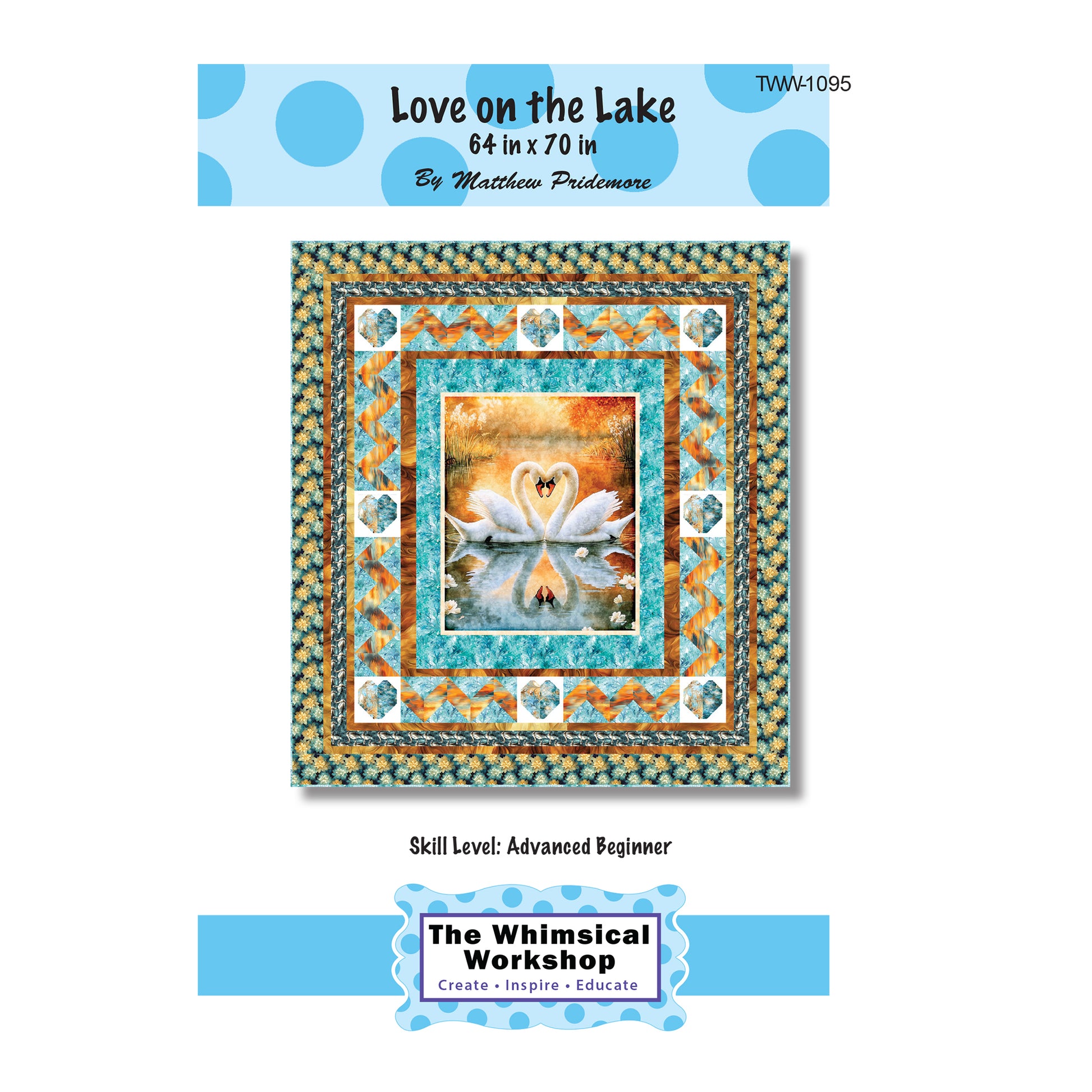 Cover image of pattern for Love on the Lake quilt.
