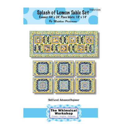 Cover image of pattern for Splash of Lemon Table Set.