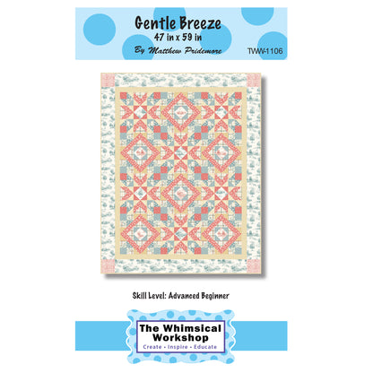 Cover image of pattern for Gentle Breeze quilt.