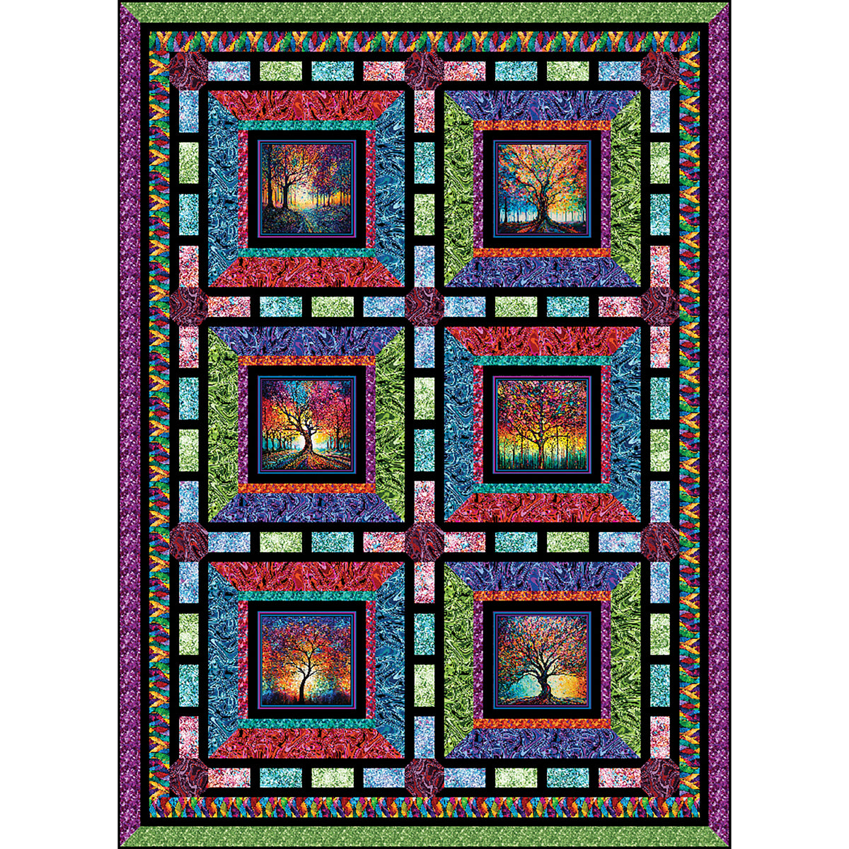 Walk in the Park Quilt TWW-1107e - Downloadable Pattern – QuiltWoman.com