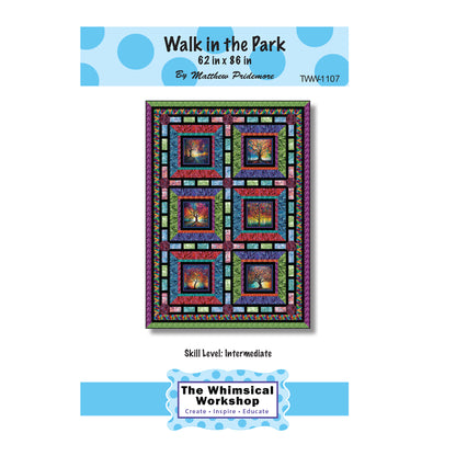 Cover image of pattern for "Walk in the Park" quilt.