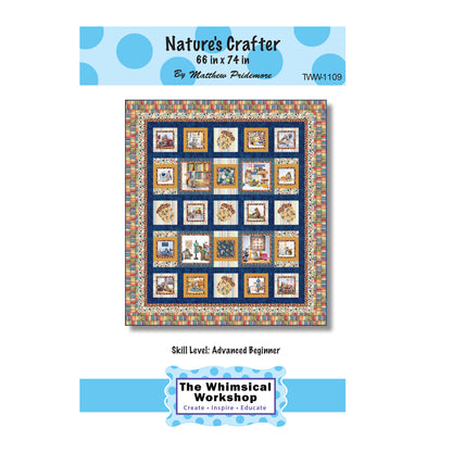 Cover image of pattern for "Nature's Crafter" quilt.