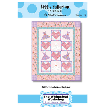 Cover image of pattern for Little Ballerina quilt.