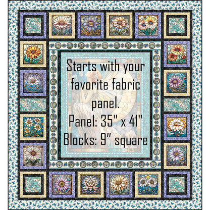 Midnight Fairy Quilt Pattern TWW-1123w - Wholesale Product