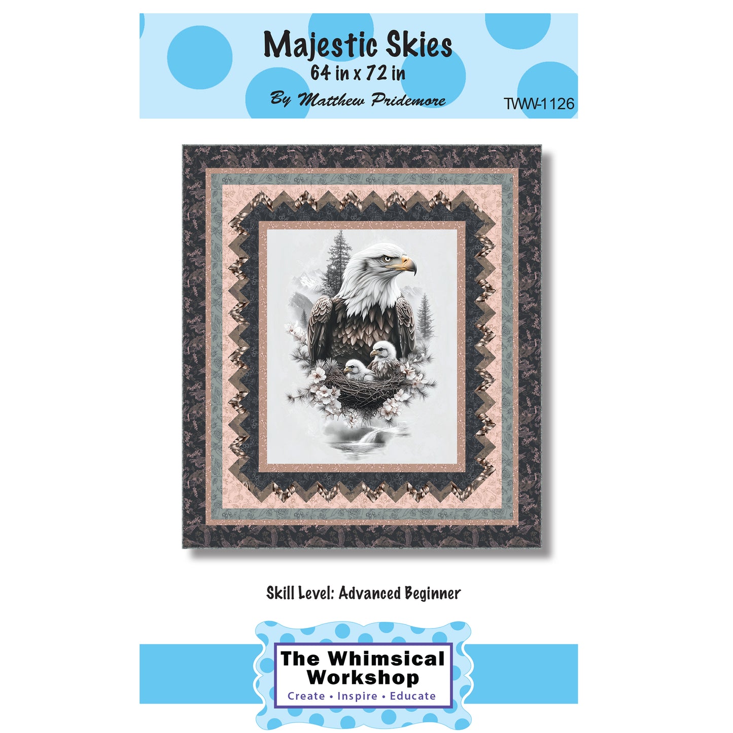 Majestic Skies Quilt TWW-1126e - Downloadable Pattern