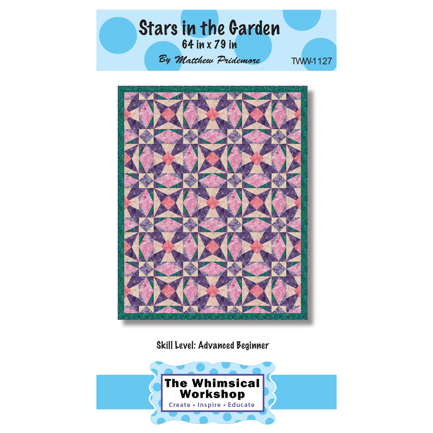 Stars in the Garden Quilt TWW-1127e - Downloadable Pattern