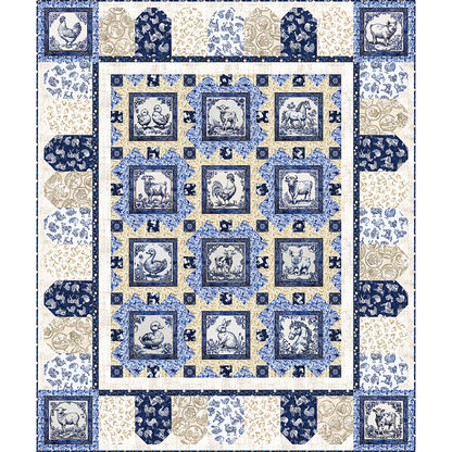Bluebell Farms Quilt TWW-1128e - Downloadable Pattern