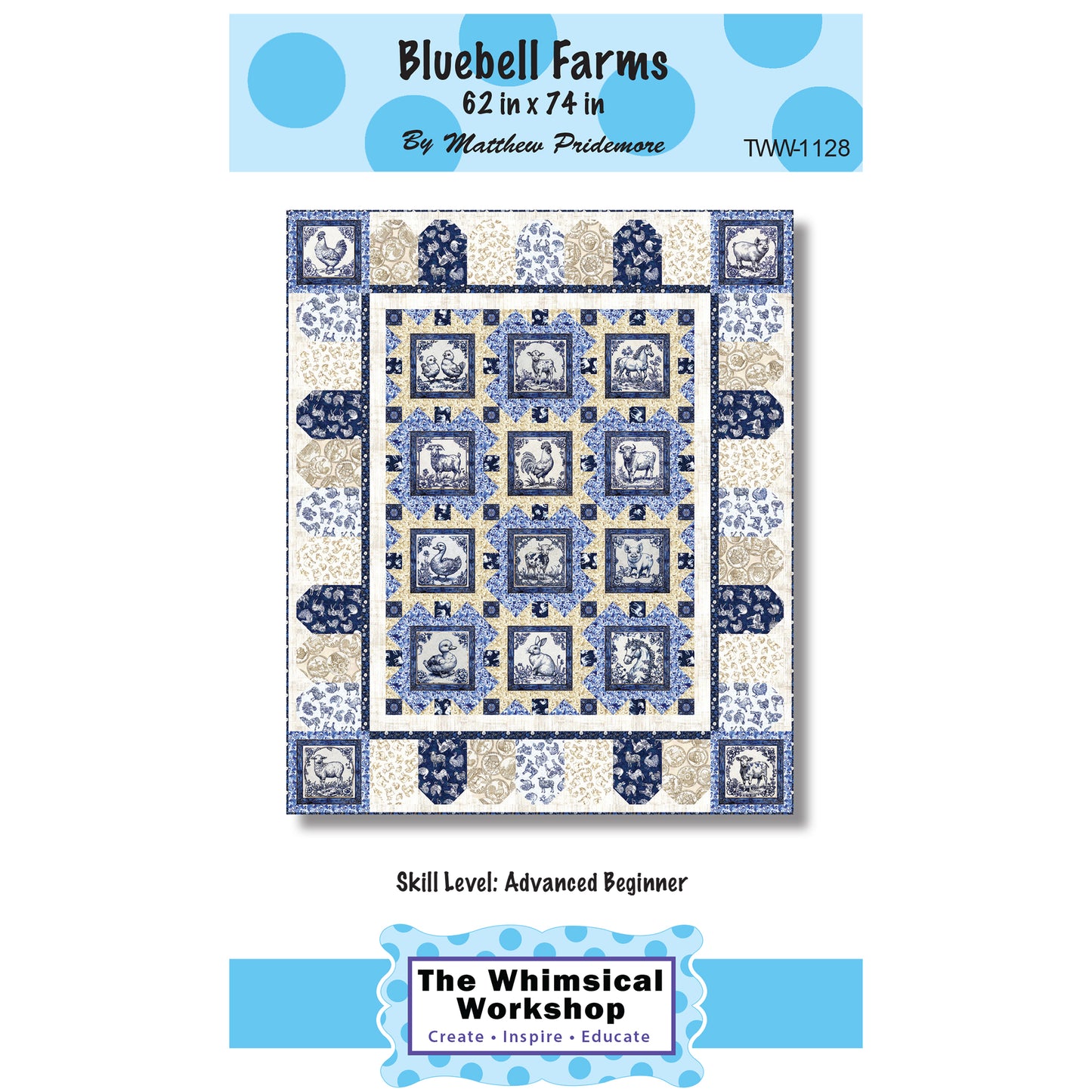 Bluebell Farms Quilt TWW-1128e - Downloadable Pattern