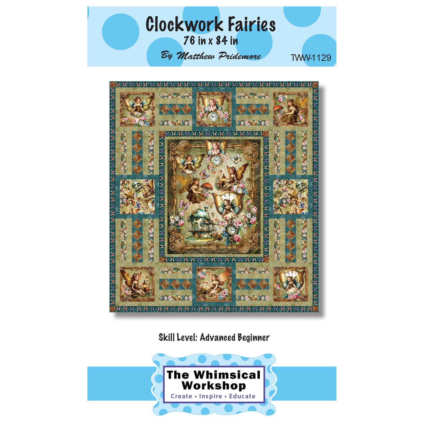 Clockwork Fairies Quilt Pattern TWW-1129 - Paper Pattern