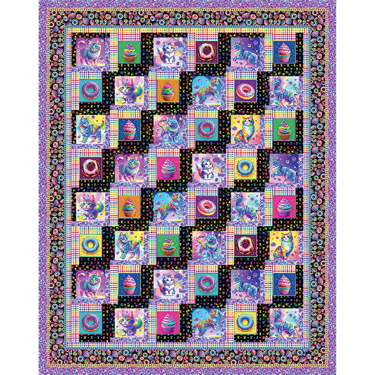 Cupcakes & Kitties Quilt Pattern TWW-1130w - Wholesale Product