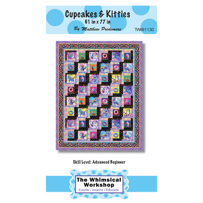Cupcakes & Kitties Quilt Pattern TWW-1130w - Wholesale Product