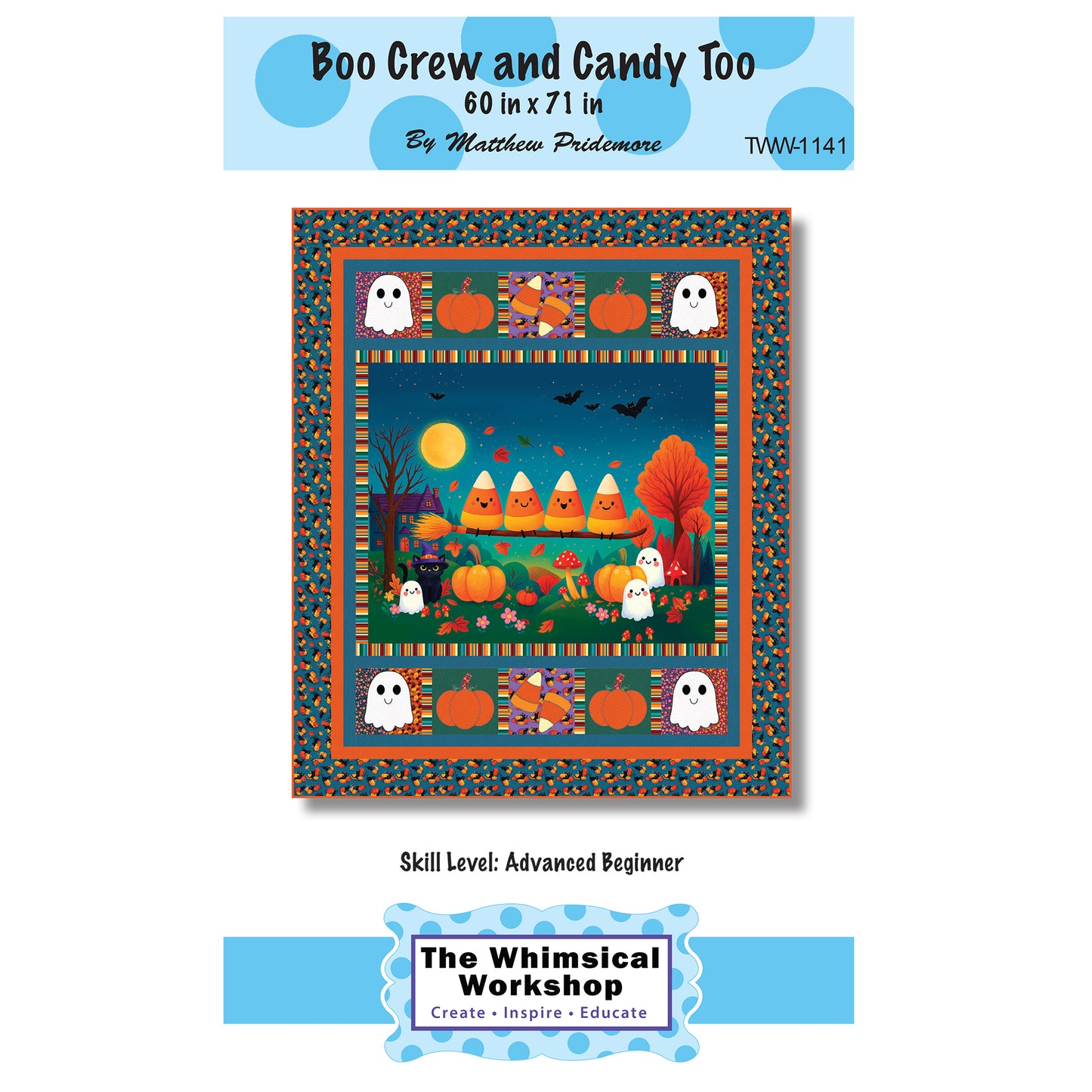 Cover image of pattern for Boo Crew & Candy Too quilt.