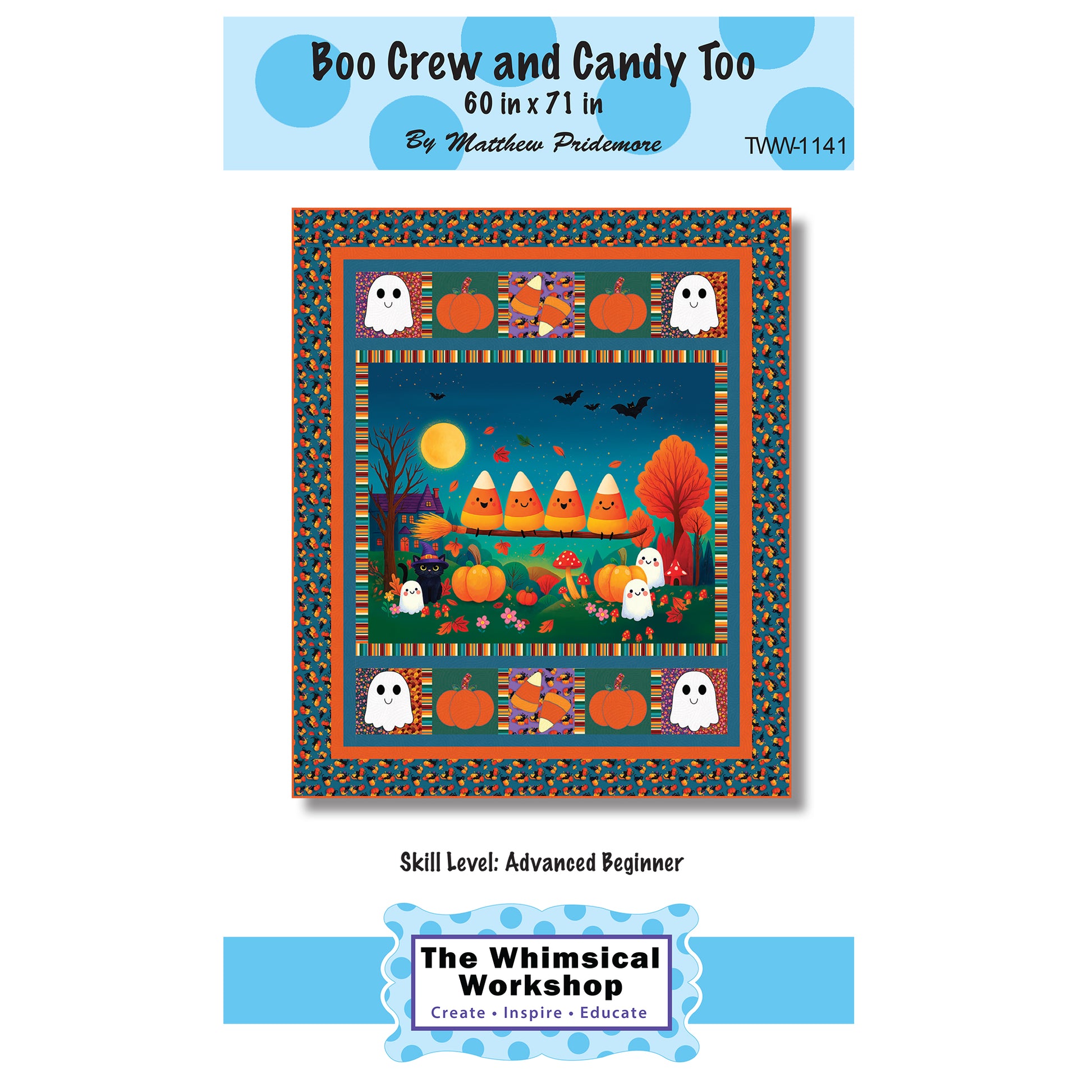 Cover image of pattern for Boo Crew & Candy Too quilt.