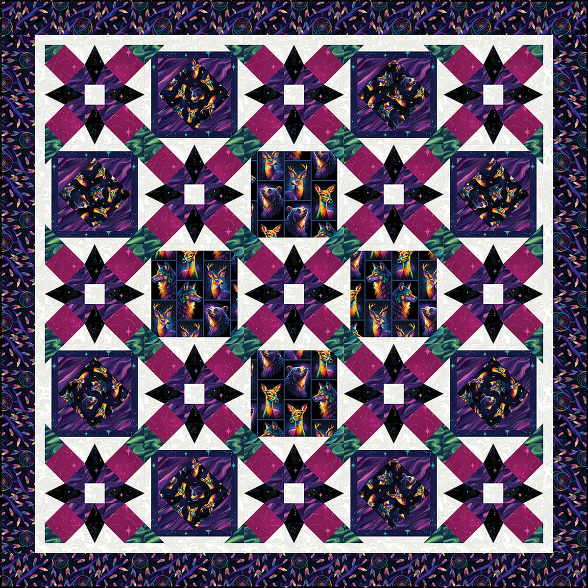 Northern Stars Quilt Pattern TWW-1142w - Wholesale Product