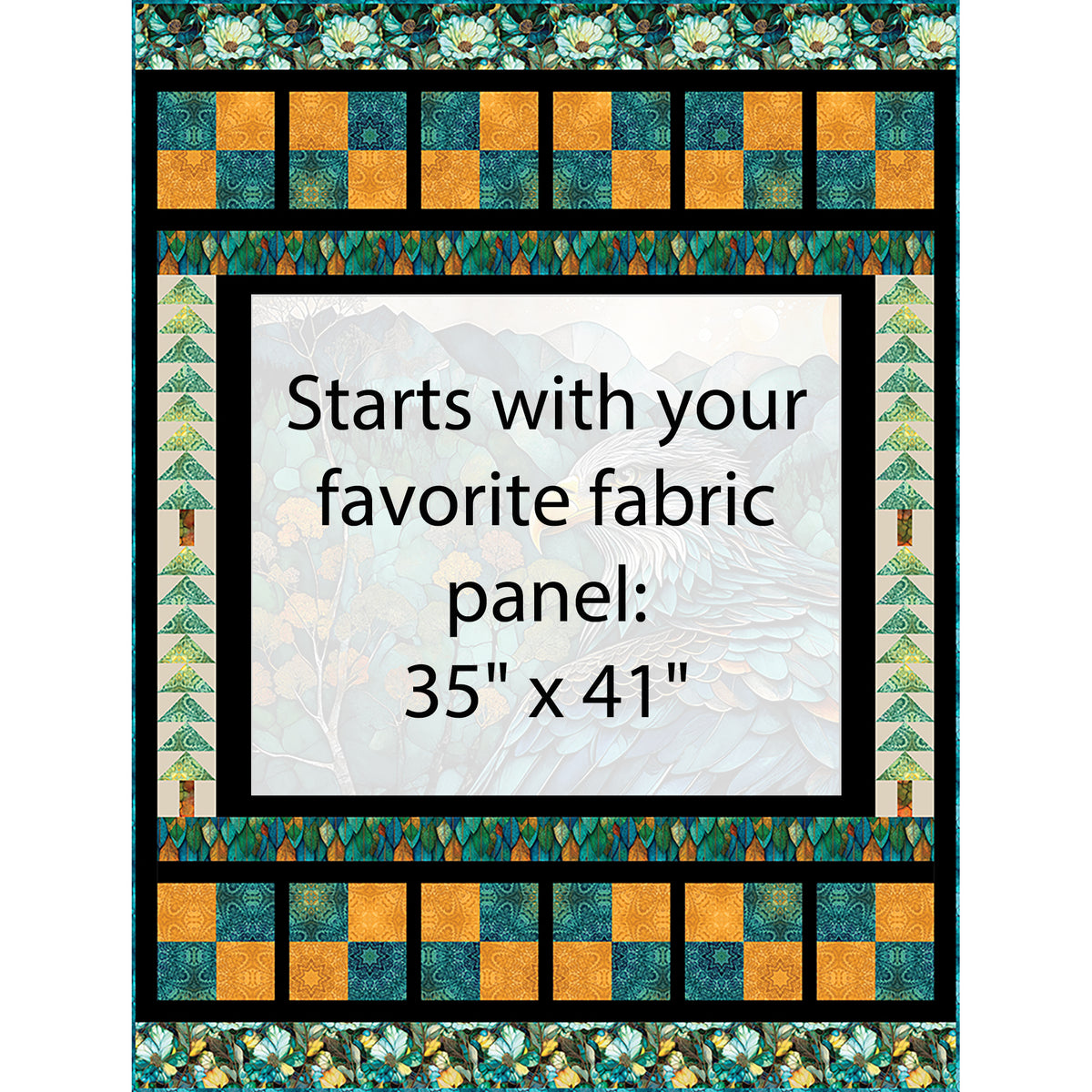 Above the Pines Quilt Pattern TWW-1143 - Paper Pattern