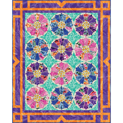 Gilded Petals Quilt Pattern TWW-1144w - Wholesale Product