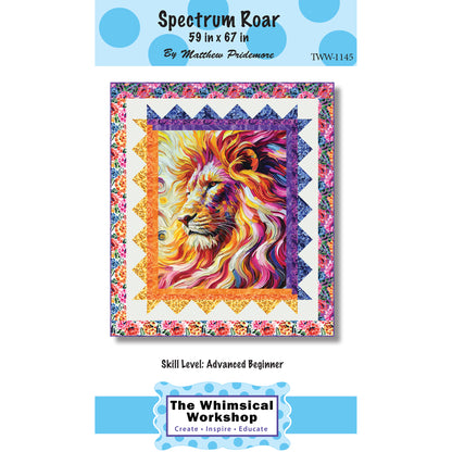 Spectrum Roar Quilt TWW-1145e - Downloadable Pattern