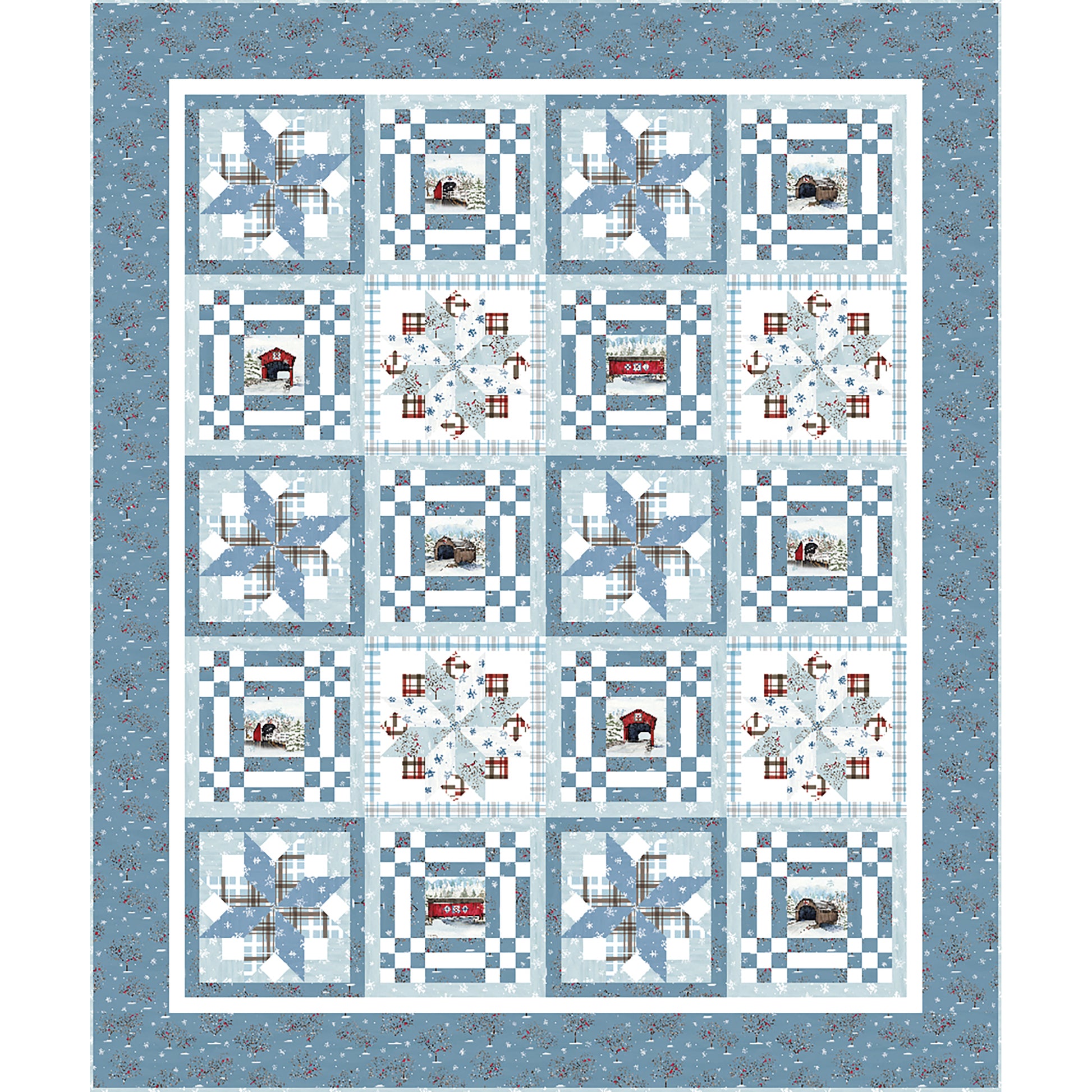 Country Crossings quilt by Matthew Pridemore of The Whimsical Workshop is a beautiful, country-feel quilt.