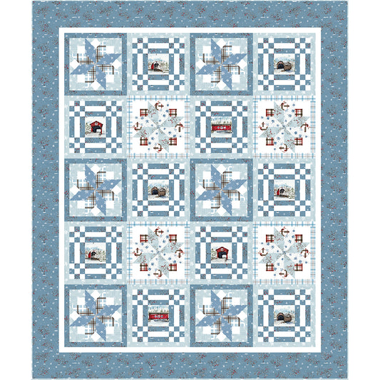 Country Crossings quilt by Matthew Pridemore of The Whimsical Workshop is a beautiful, country-feel quilt.