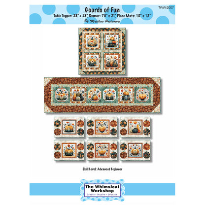 Cover image of pattern for Gourds of Fun table set.