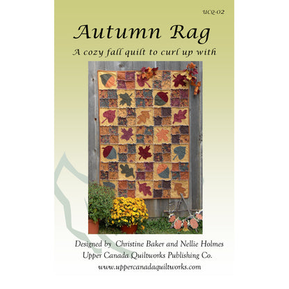 Cover image of pattern for Autumn Rag quilt.