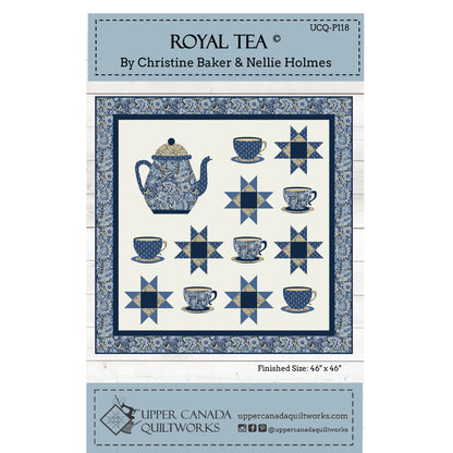 Royal Tea Pattern Quilt Tutorial Royal Tea Quilt UCQ-P118e - Downloadable Pattern – QuiltWoman.com