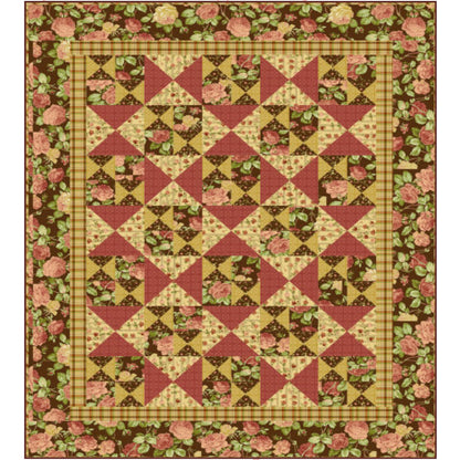 Country Rose Garden Quilt Pattern UCQ-P13 - Paper Pattern