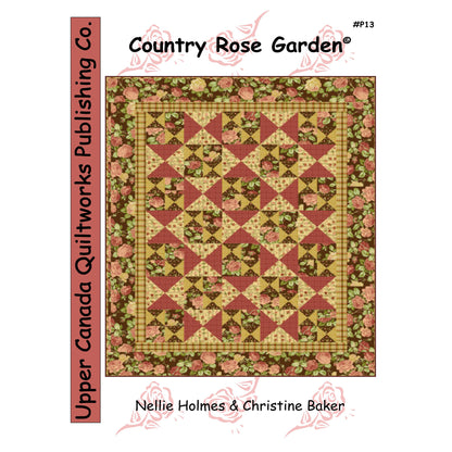 Country Rose Garden Quilt UCQ-P13e  - Downloadable Pattern