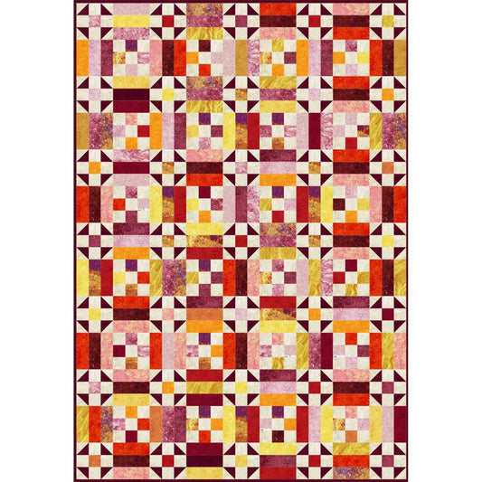 Ruby Red Quilt Pattern UCQ-P28 - Paper Pattern