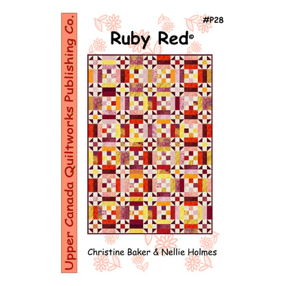 Ruby Red Quilt Pattern UCQ-P28 - Paper Pattern