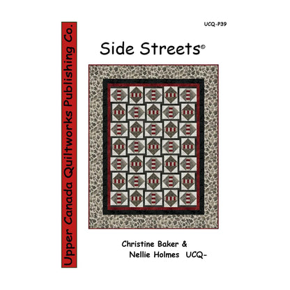 Book cover of 'Side Streets' by Upper Canada Quiltworks Publishing Co. featuring a quilt design.