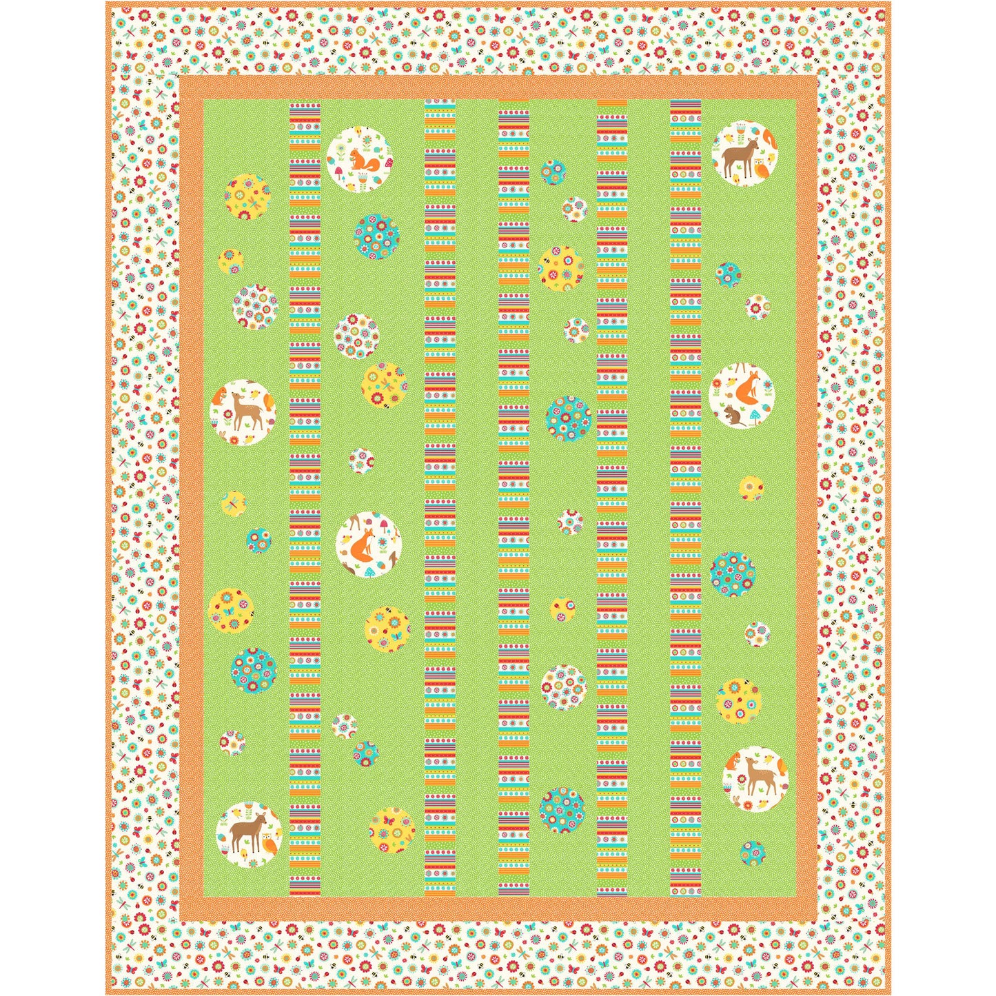 Hip Hip Hooray Quilt Pattern UCQ-P52 - Paper Pattern