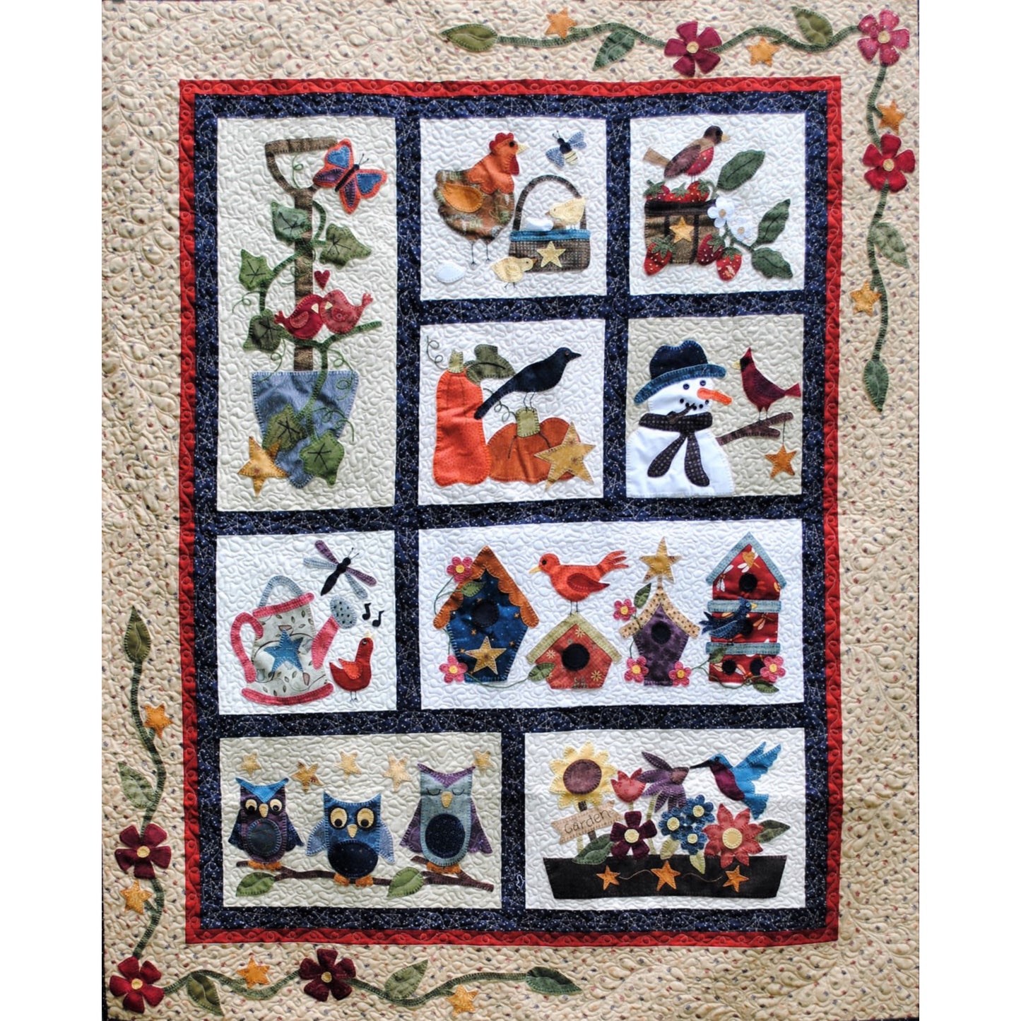 Tweets & Twinkles BOM - Borders & Assembly UCQ-P5510e - Downloadable Pattern