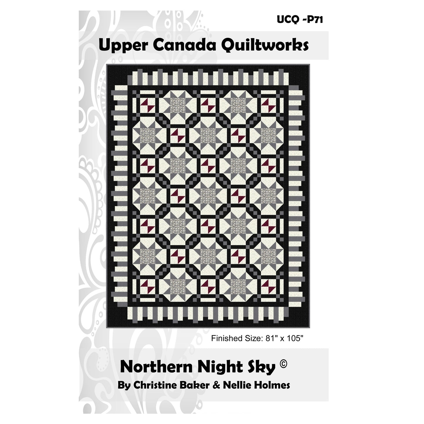 Northern Night Sky Quilt UCQ-P71e - Downloadable Pattern