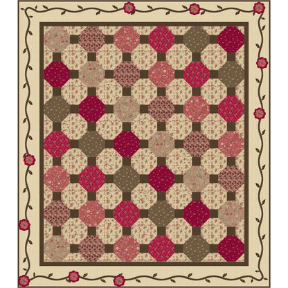 Aunt Emma's Parlour Quilt Pattern UCQ-P72 - Paper Pattern