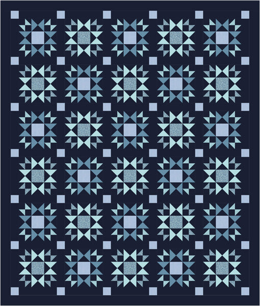 Sea Crystals Quilt UCQ-P92e - Downloadable Pattern