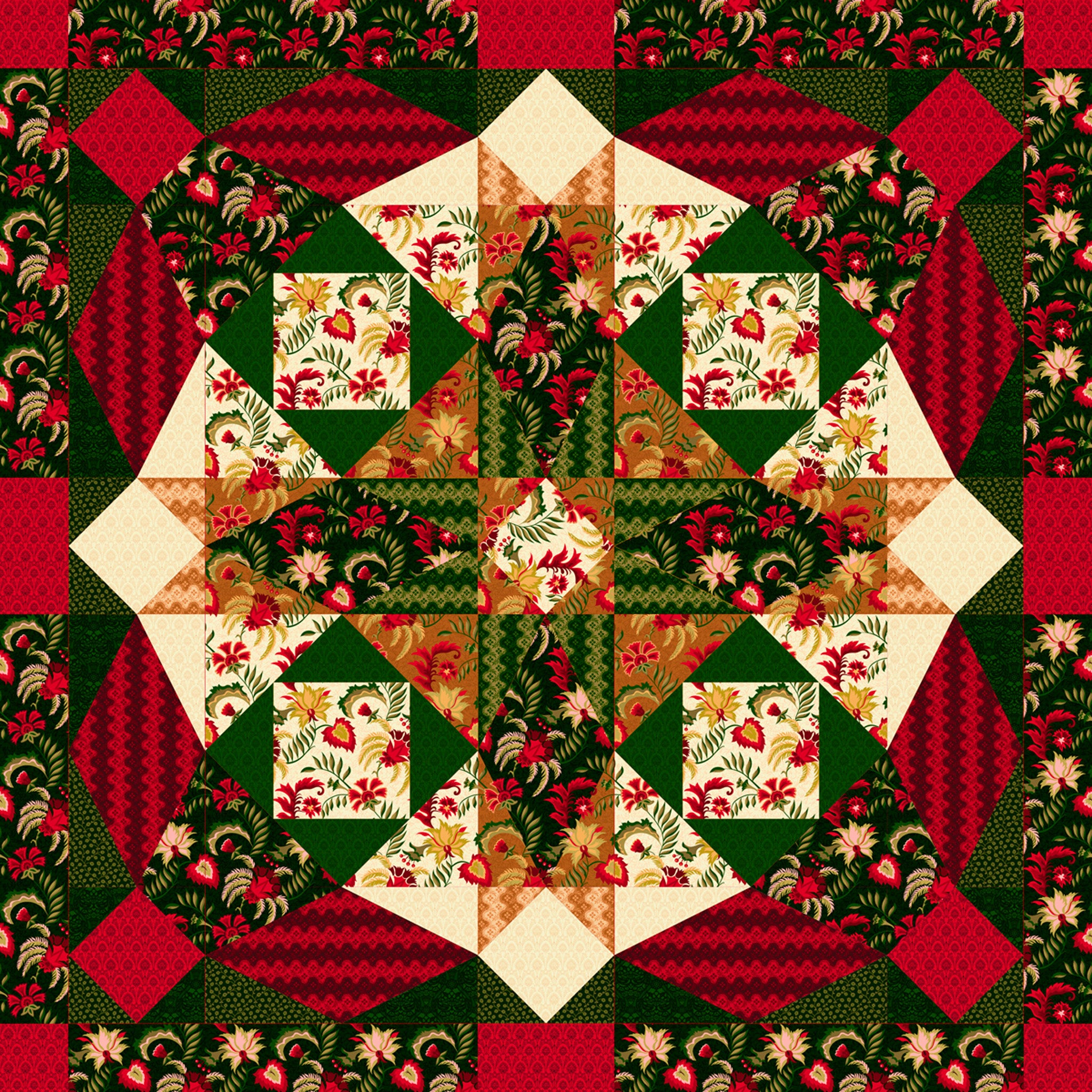 Star of Wonder Quilt YF-102e - Downloadable Pattern – QuiltWoman.com