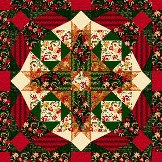 Image of the Star of Wonder quilt.