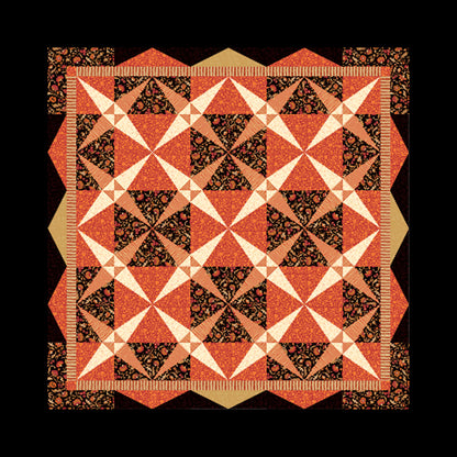 Image of the Twinkling Star quilt.