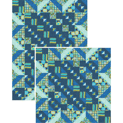 Image of the two sizes of Sideways quilts.