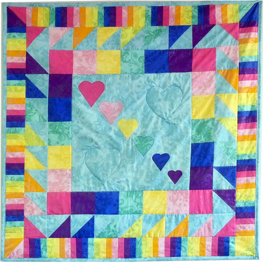 Colors a' Plenty Quilt AV-109e - Downloadable Pattern